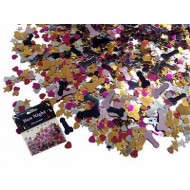 Hen Party Willy Metallic Table Confetti